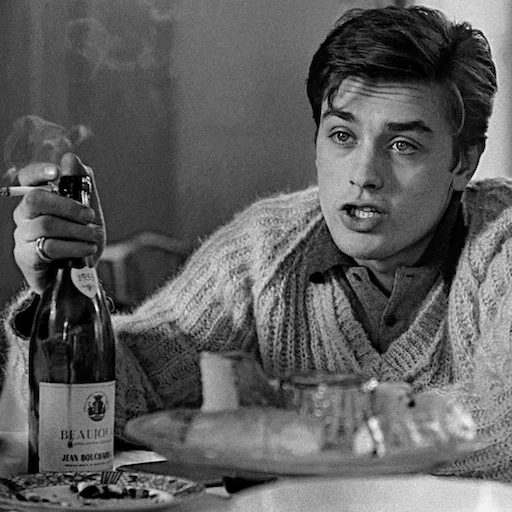 🍾 Стикер «Alain Delon» для Telegram