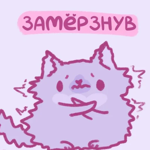 💗 Стикер «Котики&;Мяв» для Telegram