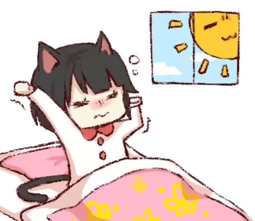🌝 Стикер «мявка» для Telegram