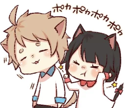 ❤️ Стикер «мявка» для Telegram