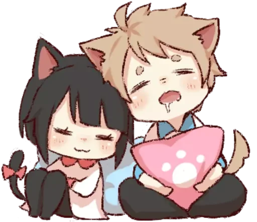 💘 Стикер «мявка» для Telegram