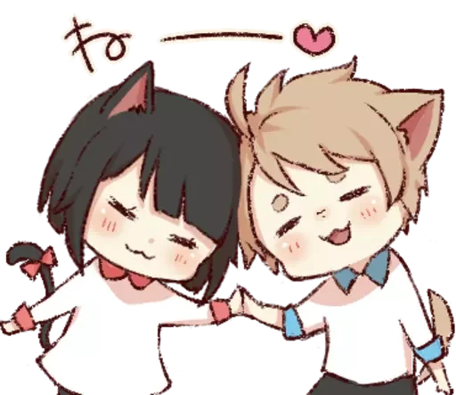 ❤️ Стикер «мявка» для Telegram