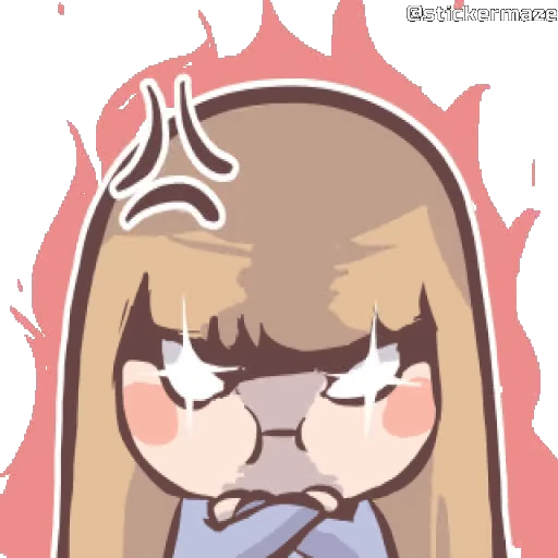 😡 Стикер «Cute Couples 3» для Telegram