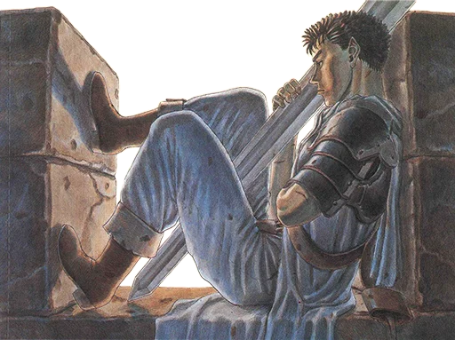 😴 Стикер «berserk!» для Telegram