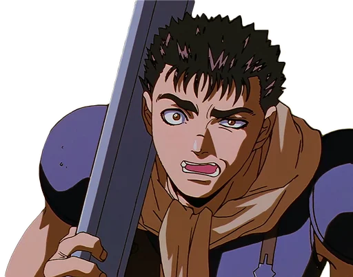 🤨 Стикер «berserk!» для Telegram