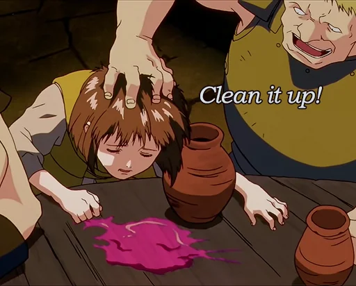 👩‍🍳 Стикер «berserk!» для Telegram