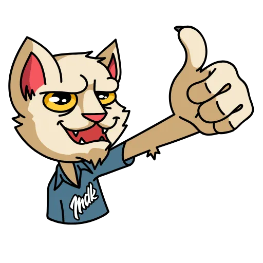 👍 Стикер «Мудакотик» для Telegram