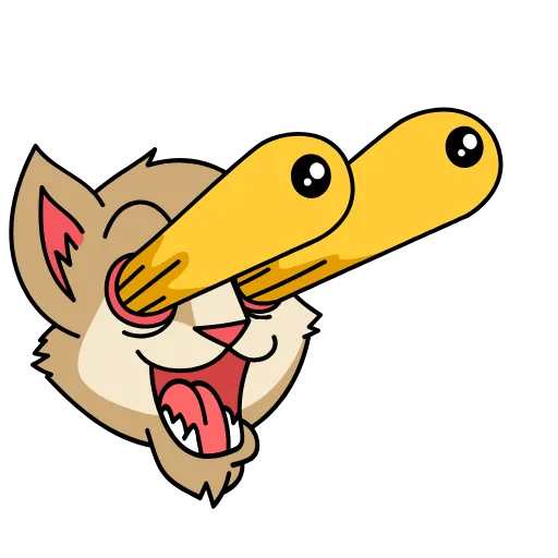 🤩 Стикер «Мудакотик» для Telegram