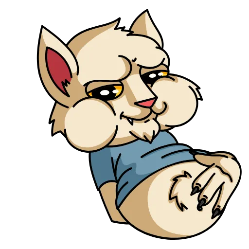 🤤 Стикер «Мудакотик» для Telegram