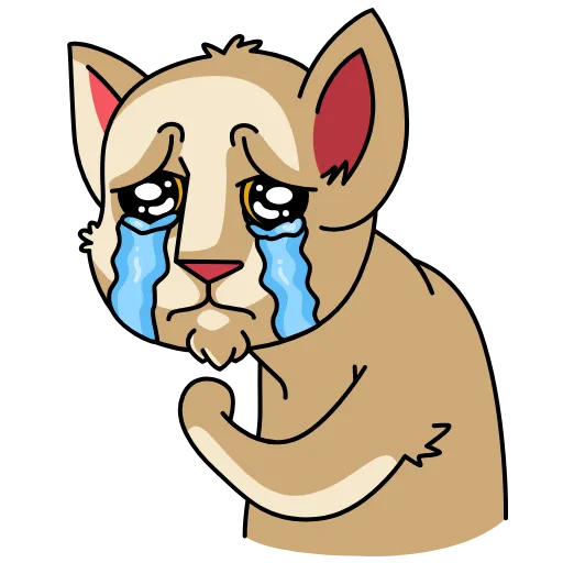 😭 Стикер «Мудакотик» для Telegram