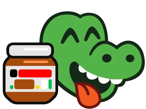 💩 Стикер «MyDealz Kroko» для Telegram
