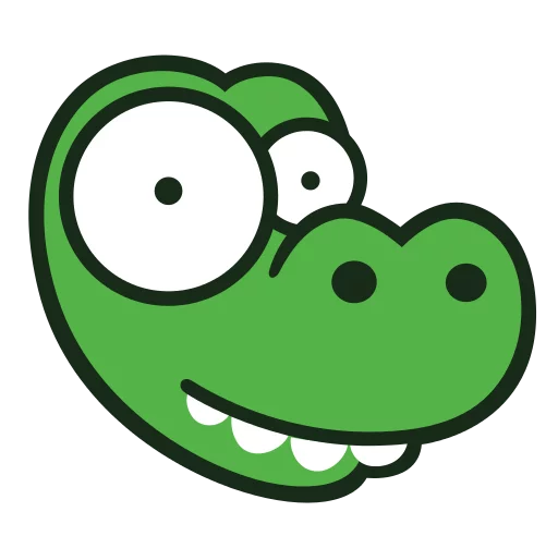 😳 Стикер «MyDealz Kroko» для Telegram