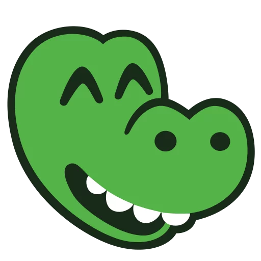 😁 Стикер «MyDealz Kroko» для Telegram