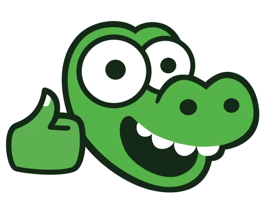👍 Стикер «MyDealz Kroko» для Telegram