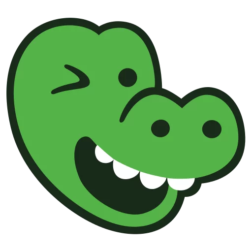 😉 Стикер «MyDealz Kroko» для Telegram