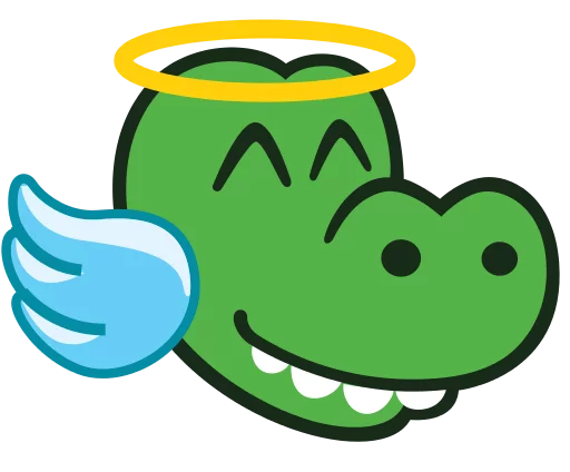 😇 Стикер «MyDealz Kroko» для Telegram