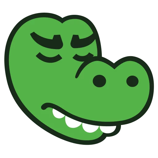 😒 Стикер «MyDealz Kroko» для Telegram