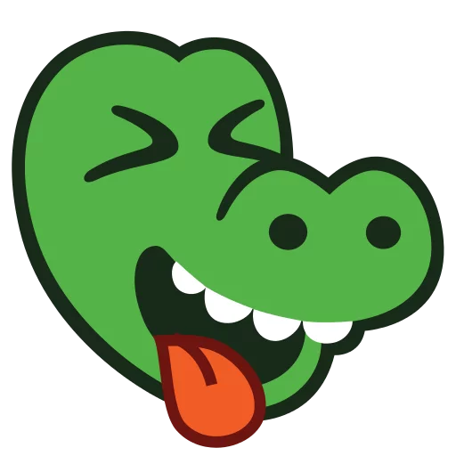 😝 Стикер «MyDealz Kroko» для Telegram