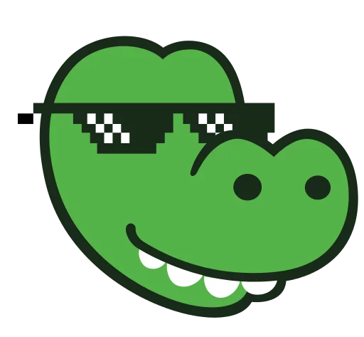 😎 Стикер «MyDealz Kroko» для Telegram