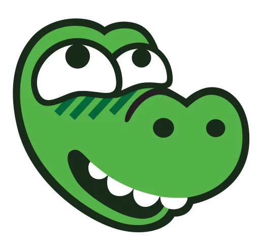 😀 Стикер «MyDealz Kroko» для Telegram