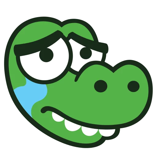 😭 Стикер «MyDealz Kroko» для Telegram