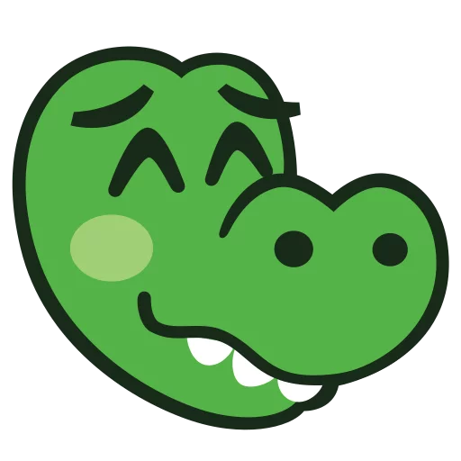 ☺️ Стикер «MyDealz Kroko» для Telegram
