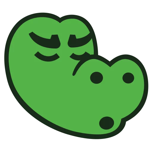 😠 Стикер «MyDealz Kroko» для Telegram