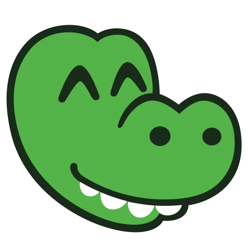 😊 Стикер «MyDealz Kroko» для Telegram
