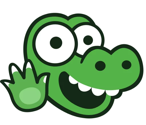 ✋ Стикер «MyDealz Kroko» для Telegram