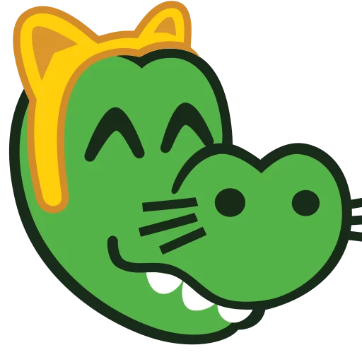 😸 Стикер «MyDealz Kroko» для Telegram