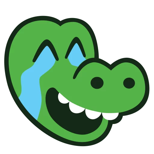 😂 Стикер «MyDealz Kroko» для Telegram