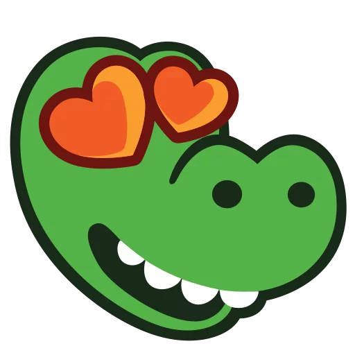 😍 Стикер «MyDealz Kroko» для Telegram