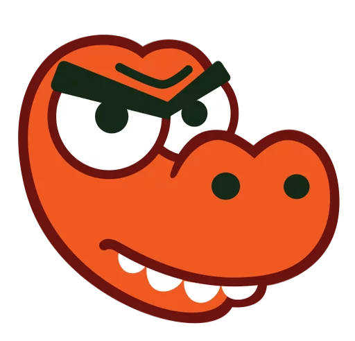 😡 Стикер «MyDealz Kroko» для Telegram