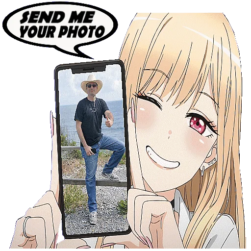 🤳 Стикер «MY DRESS UP DARLING» для Telegram