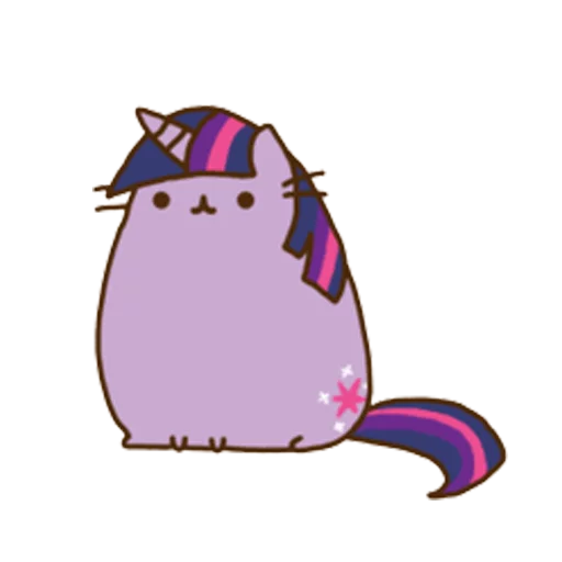 😁 Стикер «My Little Pusheen» для Telegram