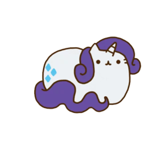 😕 Стикер «My Little Pusheen» для Telegram