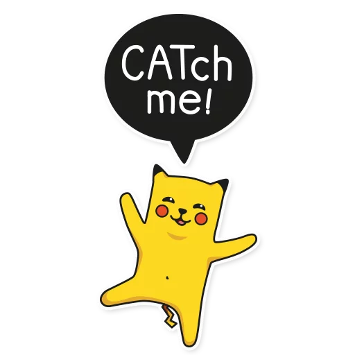 😜 Стикер «My Imaginary Cat» для Telegram