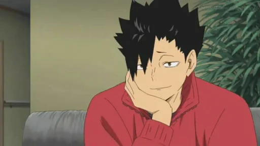 😊 Стикер «Kuroo (Haikyuu!!)» для Telegram