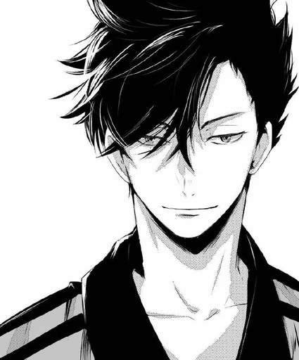 😊 Стикер «Kuroo (Haikyuu!!)» для Telegram