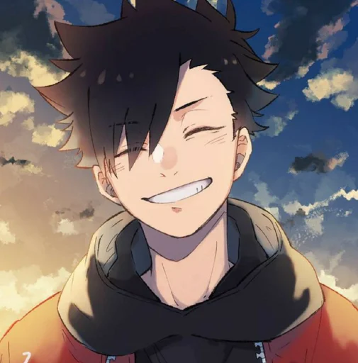 😊 Стикер «Kuroo (Haikyuu!!)» для Telegram