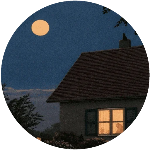 🌕 Стикер «My Life» для Telegram