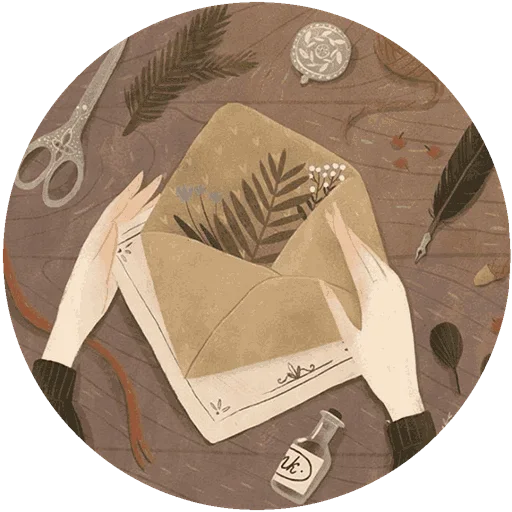 ✉ Стикер «My Life» для Telegram