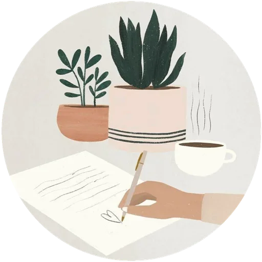 ✍ Стикер «My Life» для Telegram