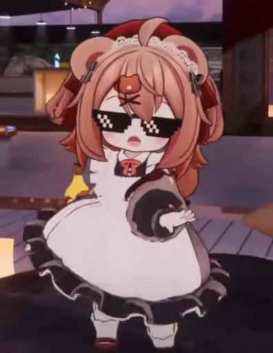 🐻 Стикер «Mylittlekuma» для Telegram