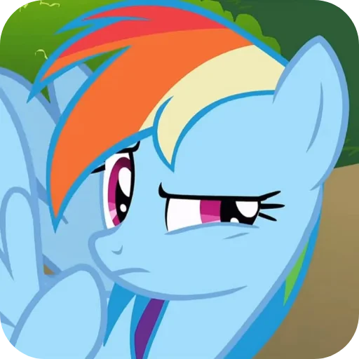🤨 Стикер «My Little Pony» для Telegram