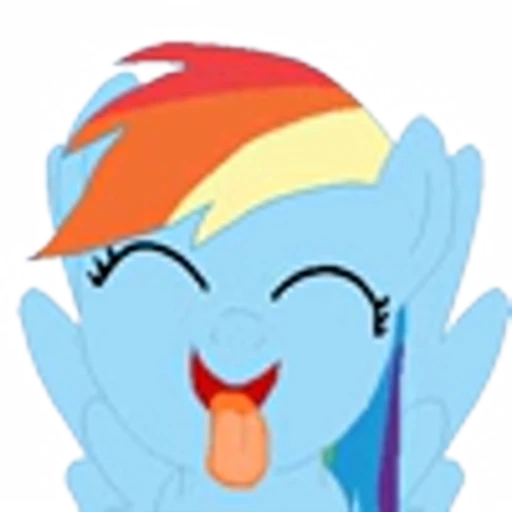 👅 Эмодзи «my little pony emoji» для Telegram