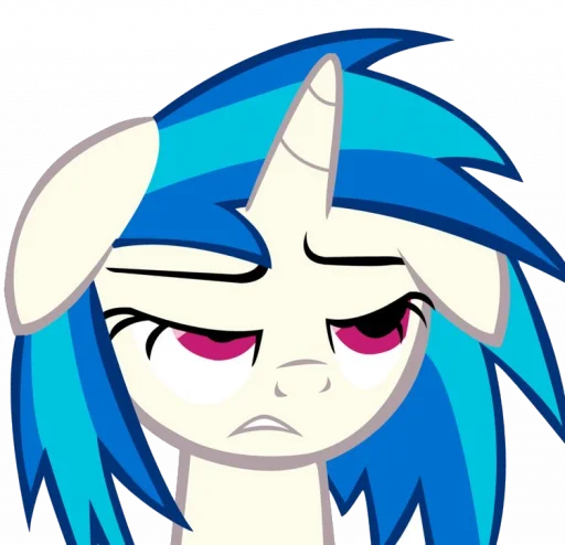 😒 Стикер «Pony Пони» для Telegram