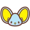 Стикер 9 😏My Melody Bunny Emoji