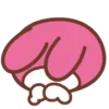 Стикер 29 😏My Melody Bunny Emoji