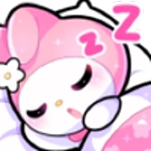 😴 Эмодзи «My Melody Emoji Pack» для Telegram